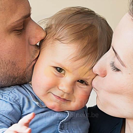 Tine, Cedric en Sebastien Familyshoot